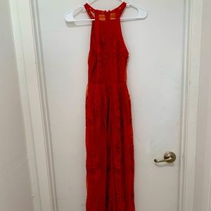 Honey Belle Floor Length Lace Gown